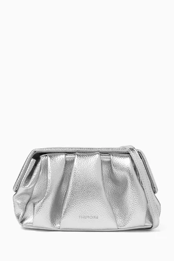 Athena Clutch in Laminated Leather