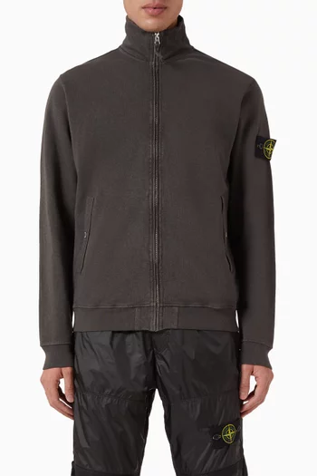 كارديغان بسحّاب صوف قطني