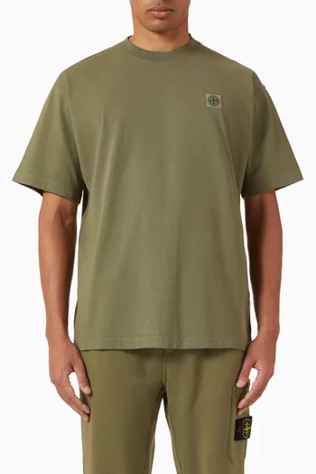 Logo Patch T-shirt in Cotton-jersey