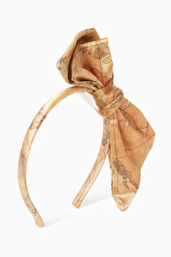 طوق رأس بعقدة ونقشة خريطة