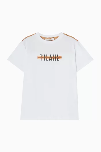Graphic-print T-shirt in Cotton