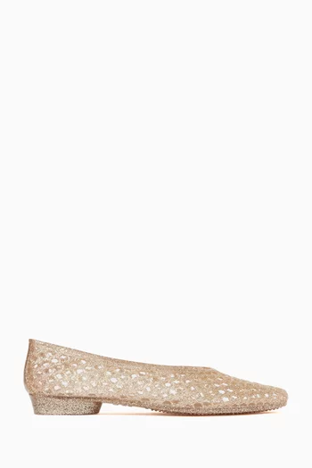 Allure Ballerina Flats in Rubber Jelly