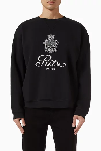 x Ritz Paris Sweatshirt in Cotton-blend