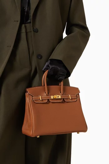 Unused Birkin 25 Bag in Togo Leather