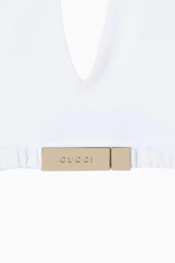 Open-back Bodysuit in Jersey