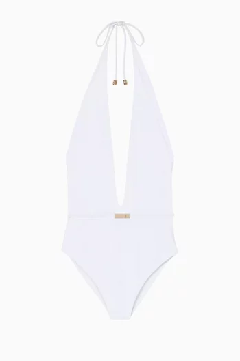 Open-back Bodysuit in Jersey