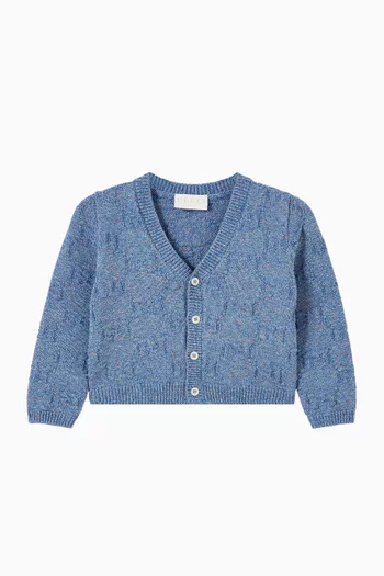 GG Logo Cardigan in Knit