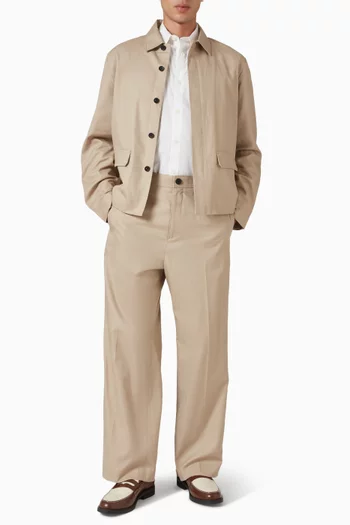 Relaxed-fit Overshirt in Cotton-linen