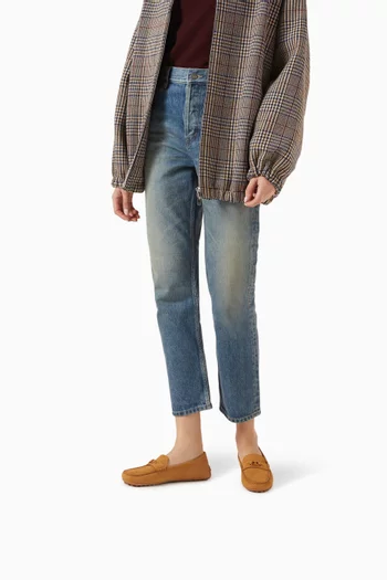 City Gommino Loafers in Nubuck