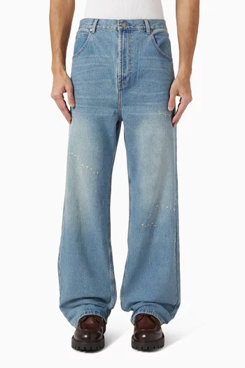Jerk Bootcut Jeans in Denim