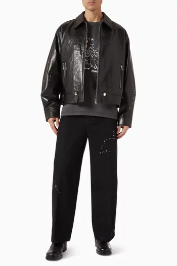 Spit Faded T-shirt in Cotton-jersey