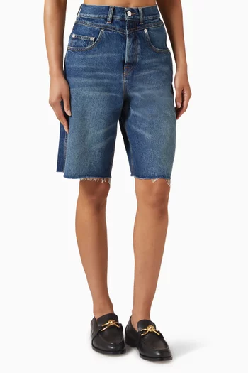 Jaro Bermuda Shorts in Denim