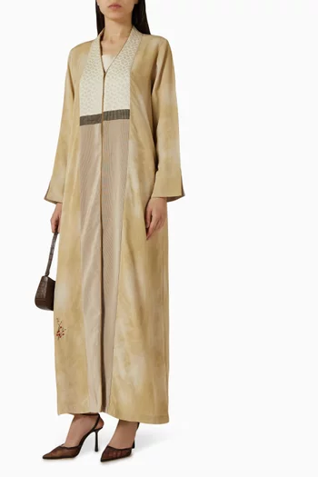 عباية بنقشة جاكار فيسكوز