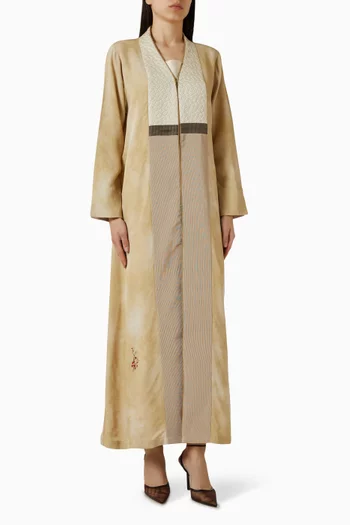 عباية بنقشة جاكار فيسكوز