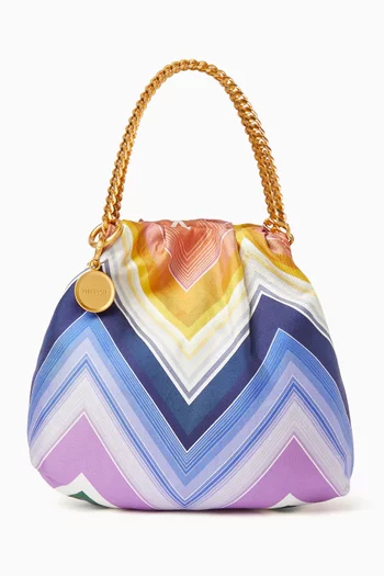 Drawstring Pouch in Twill Silk