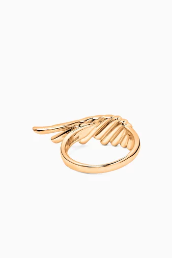 Wings Rising Mini Diamond Ring in 18kt Rose Gold