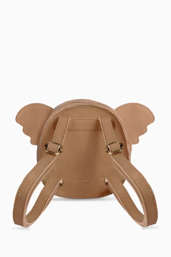 Kapi Koala Backpack in Nubuck Leather