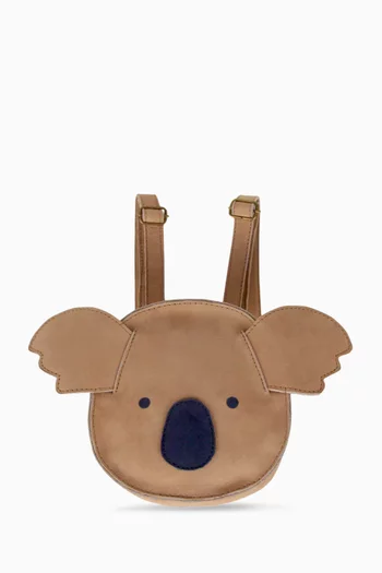 Kapi Koala Backpack in Nubuck Leather