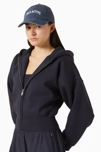 كاب رياضي مطرز بشعار الماركة قطن