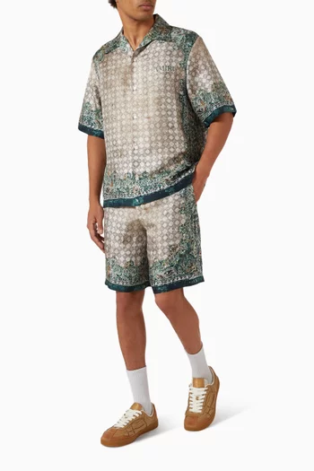 Bandana Shorts in Silk