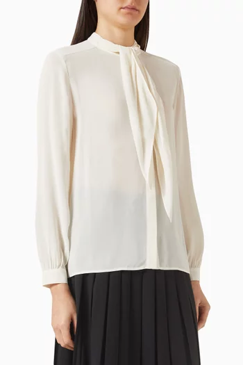 Bow Top in Georgette