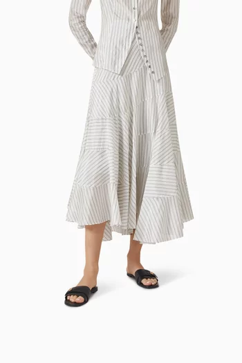 حذاء مفتوح رومي جلد