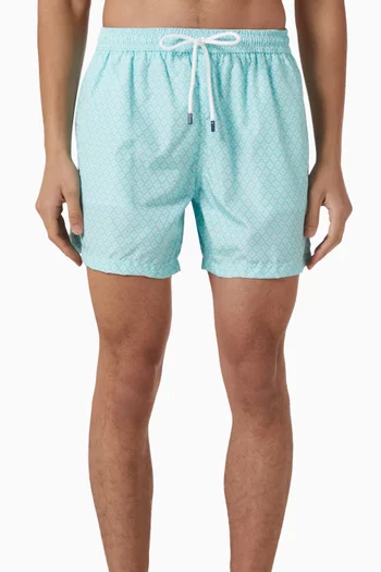 Madeira Stampato Swim Shorts in Airstop