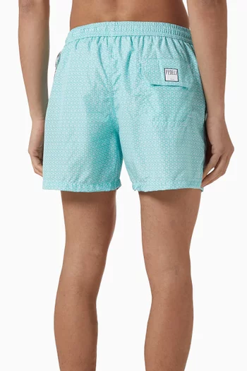 Madeira Stampato Swim Shorts in Airstop