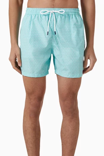 Madeira Stampato Swim Shorts in Airstop