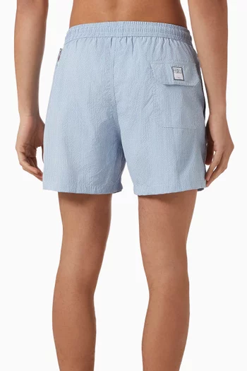 Madeira Swim Shorts in Seersucker