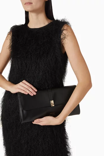 Elmers Clutch in Smooth Leather