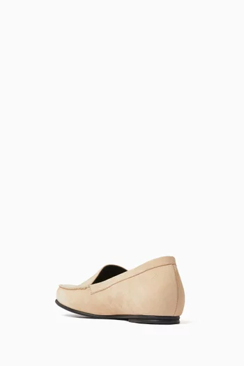 Pesaro Loafers in Croc-embossed Suede