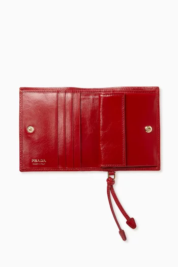 Logo Wallet in Leather