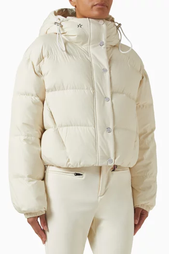 Down Cropped Puffer Jacket