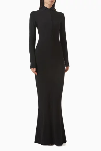 Column Dress in Jersey