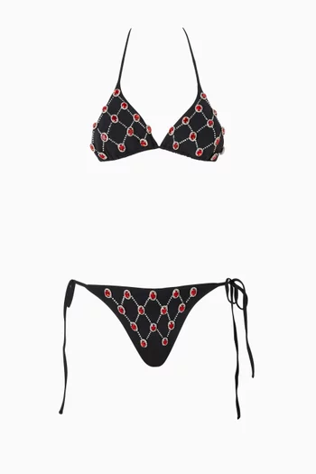 54th Embellished Bikini Set
