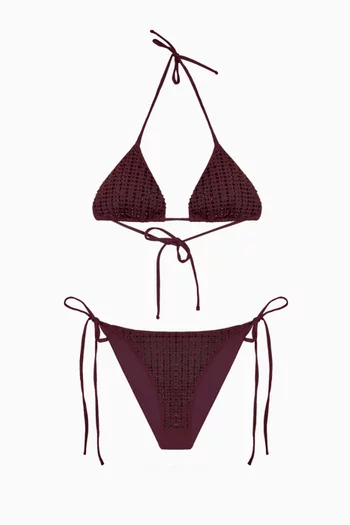 طقم بيكيني ماليبو مطرز