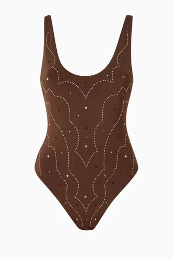 Embellished One-piece Swimsuit