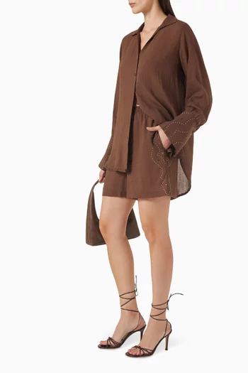 Embellished Boxer Shorts