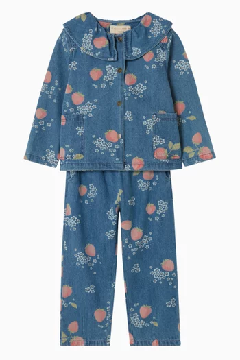 بنطال ماجوت بكشكش دينم