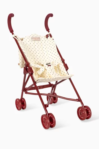 Cherry Dot Doll Stroller