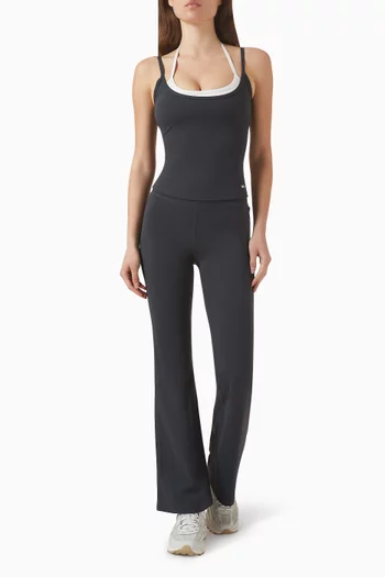 Double Strap Halterneck Top