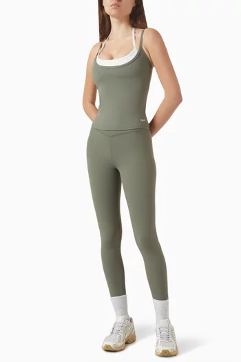 Double Strap Halterneck Top