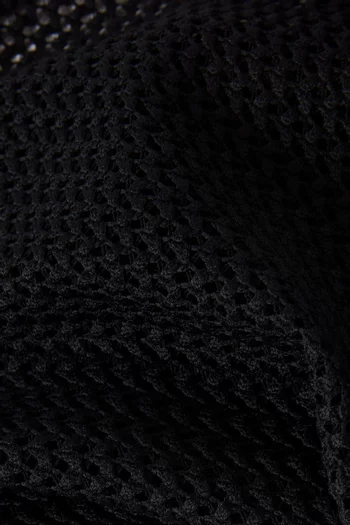 سارونغ بتصميم مقوس ورباط كروشيه