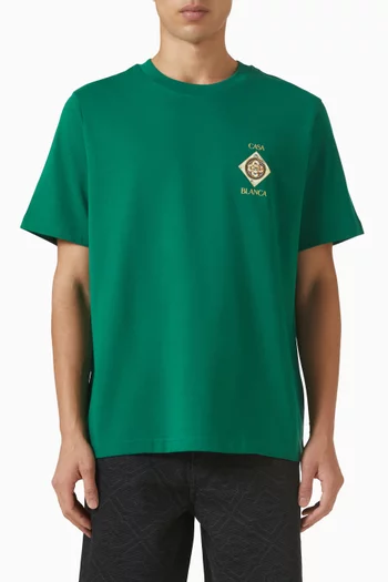 تي شيرت كلاسيكي بطبعة Plafond Orne de Musique‏ قطن عضوي