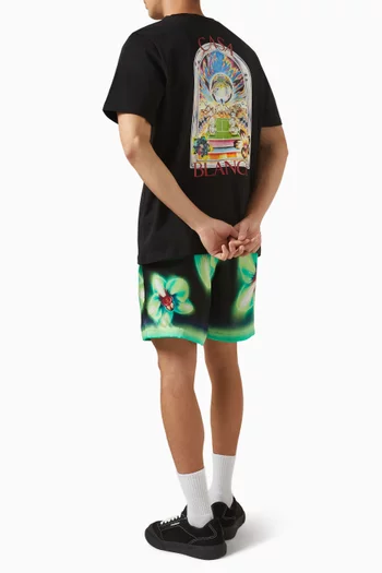 Tennis Landscape T-shirt in Cotton