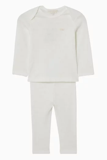 طقم بنسيج بوينتيل قطن، قطعتان