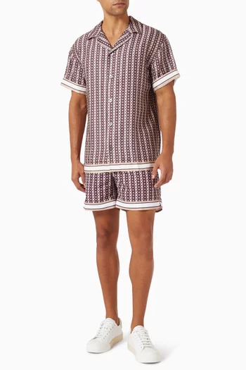 Pressoa Printed Swim Shorts