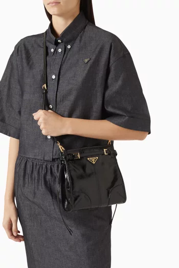 Mini Bonnie Shoulder Bag in Leather