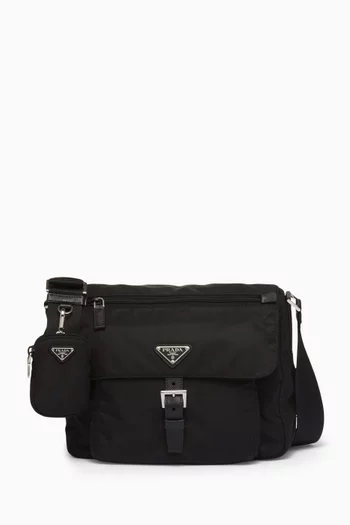 Shoulder Bag in Re-Nylon